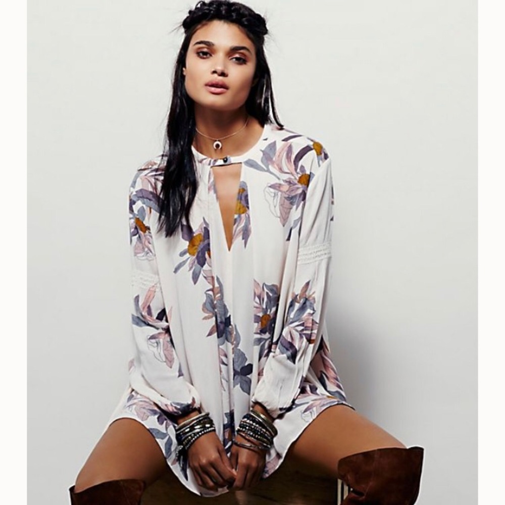 Free people electric orchid tunic